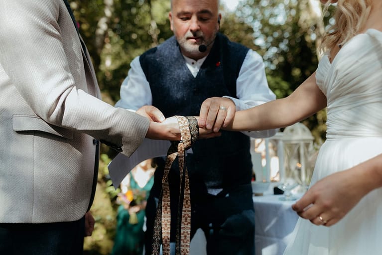 Handfasting civil ceremony legal wedding Cork celebrant